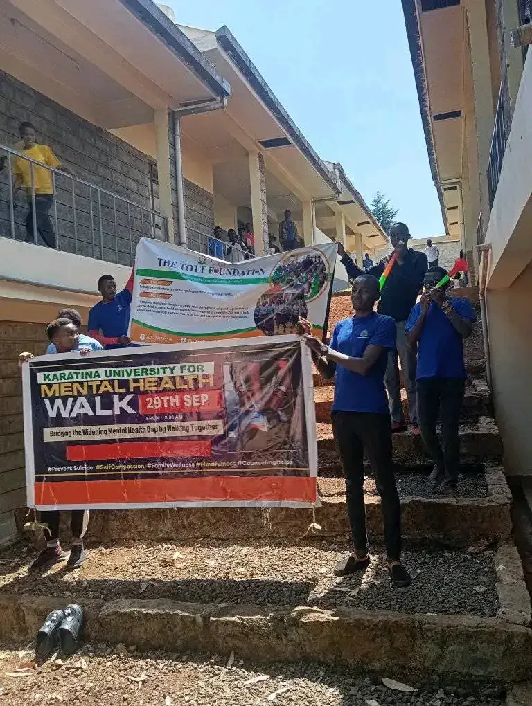 Mental Health Awareness Walk at Karatina University